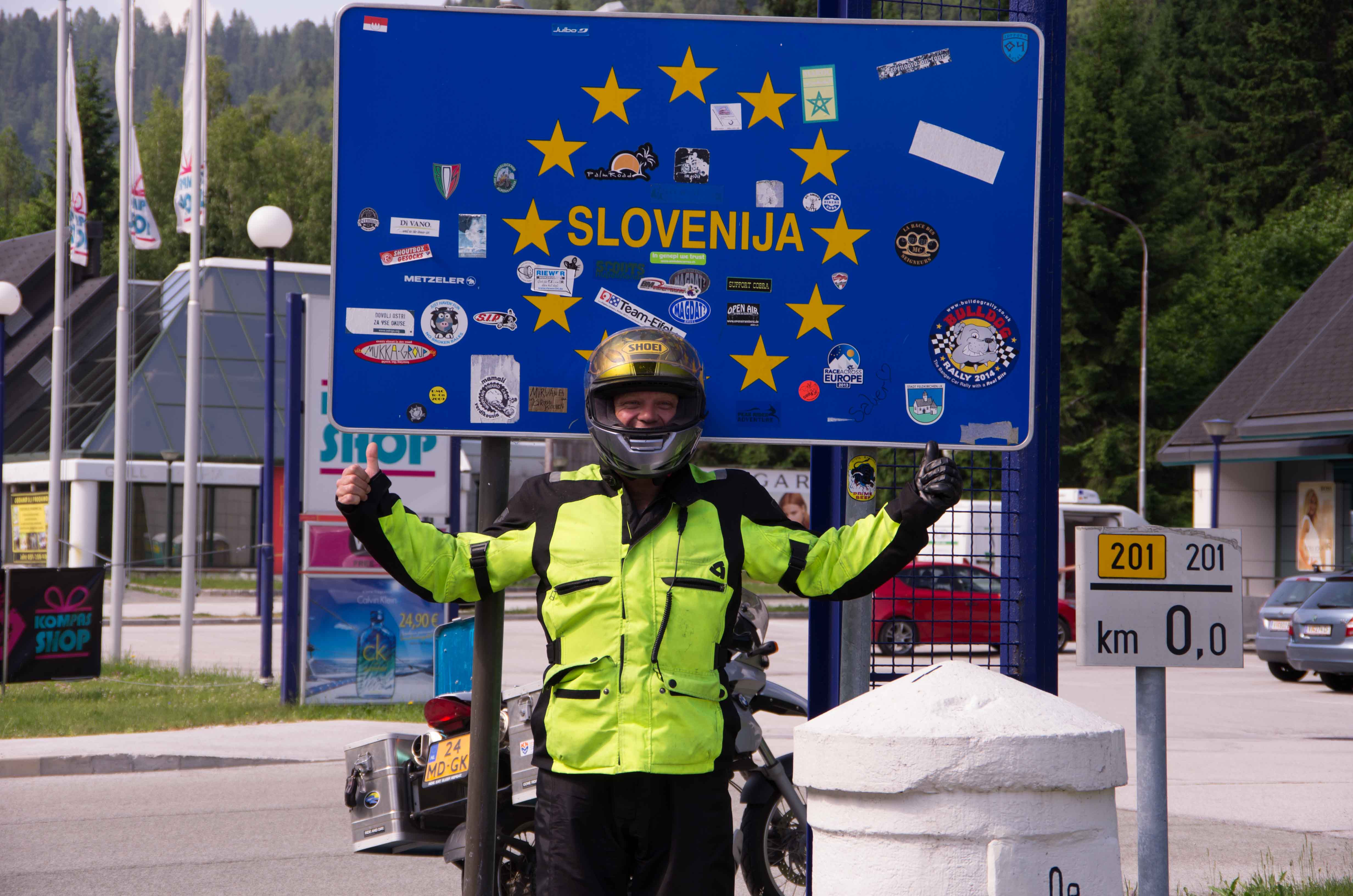 Grensovergang Slovenië